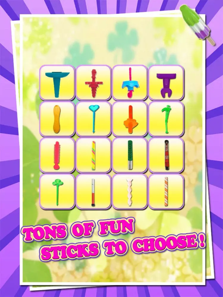 Capturas de pantalla de Make Ice Pops iPad 