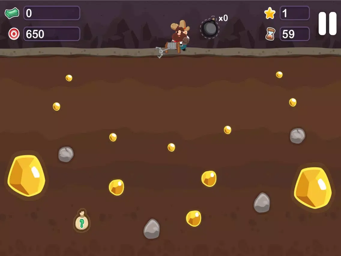 Capturas de tela do Classic Miner Tom - a Gold Puzzle Game iPad 