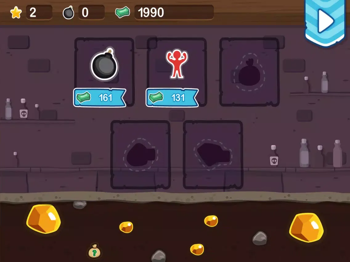 Capturas de tela do Classic Miner Tom - a Gold Puzzle Game iPad 
