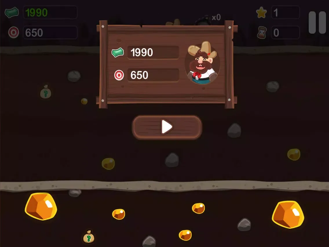 Capturas de tela do Classic Miner Tom - a Gold Puzzle Game iPad 