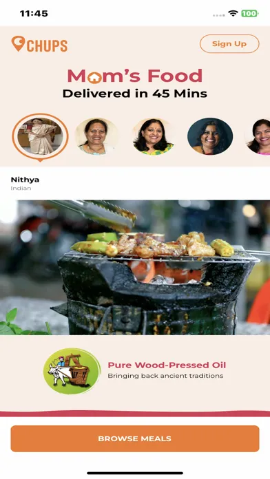 Chups - Mom2Mom Meals Screenshots