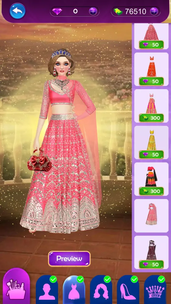 Wedding Dress up Makeup Bridal 스크린샷