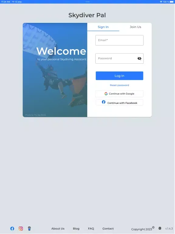 Screenshot di Skydiver Pal iPad 