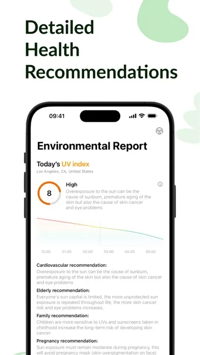 Ảnh chụp màn hình của Skyee - Environmental Report