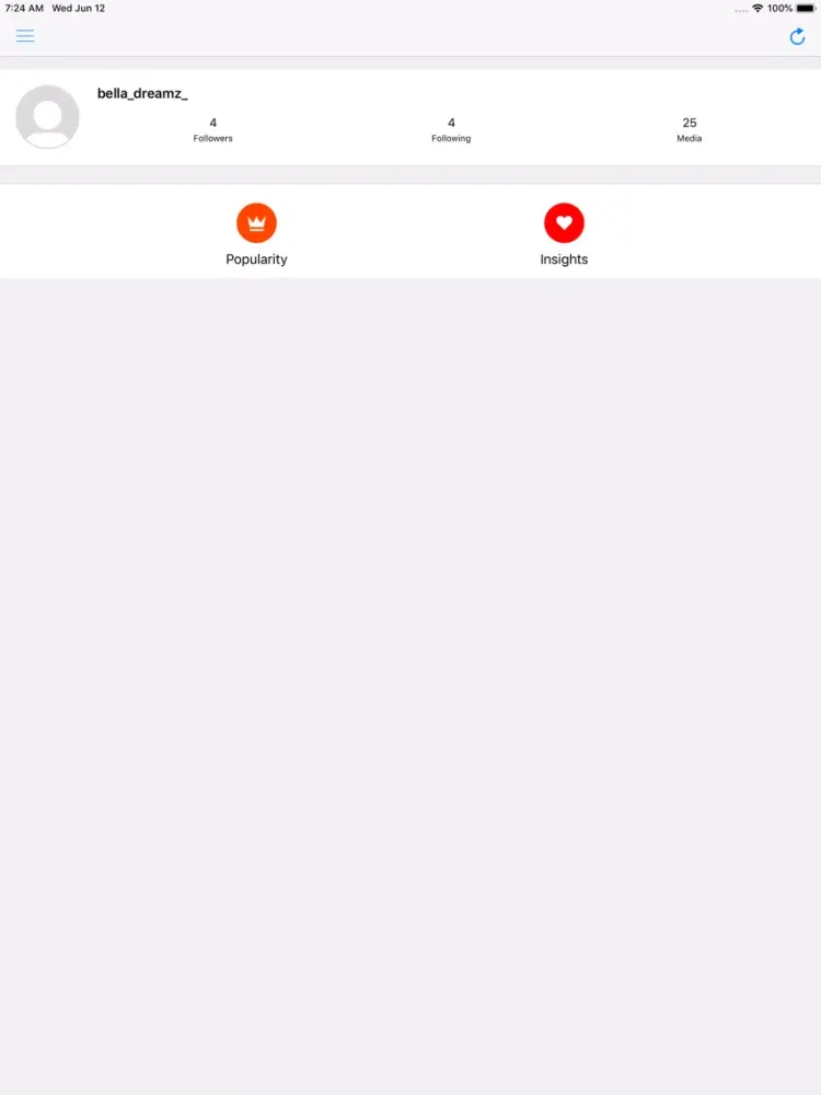 Followrs Insight for Instagram iPad  Ekran Görüntüleri
