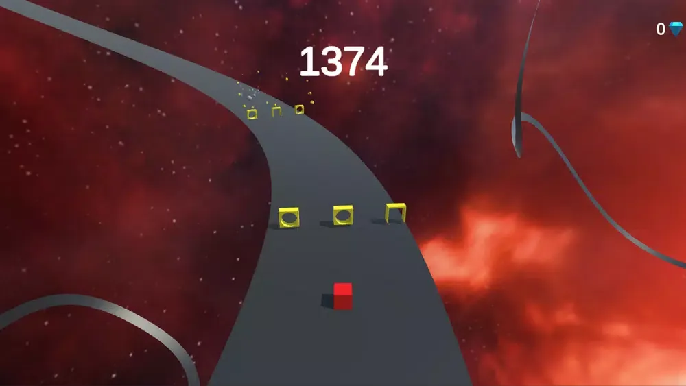 Tangkapan skrin SkyGame Transform Space Track