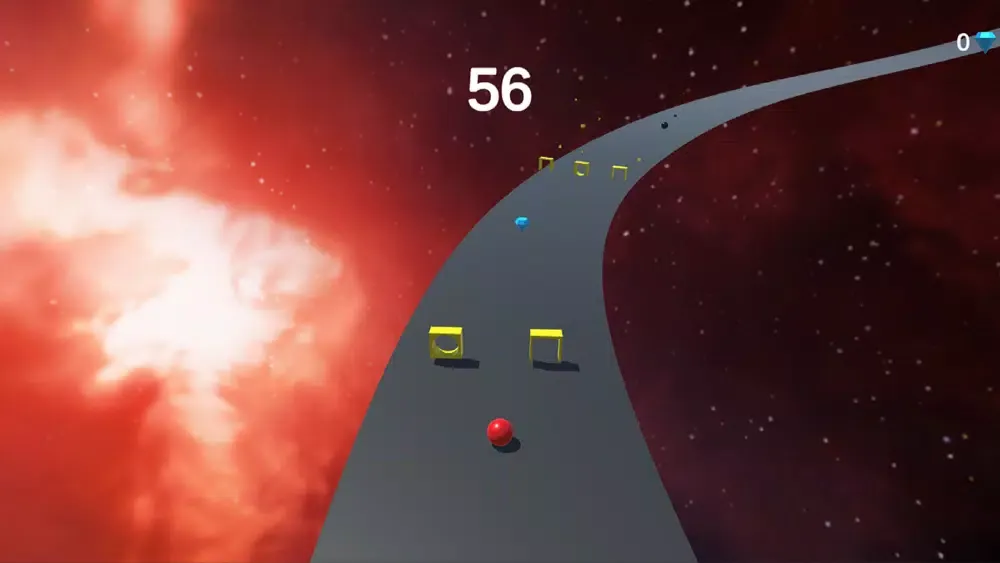 Tangkapan skrin SkyGame Transform Space Track