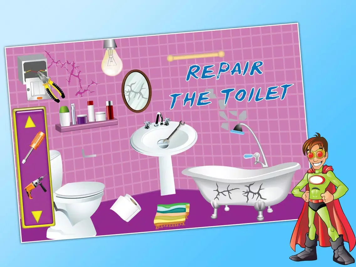 تصاویر Baby Full House Fix & Cleanup - Play and Have Fun For Kids iPad 
