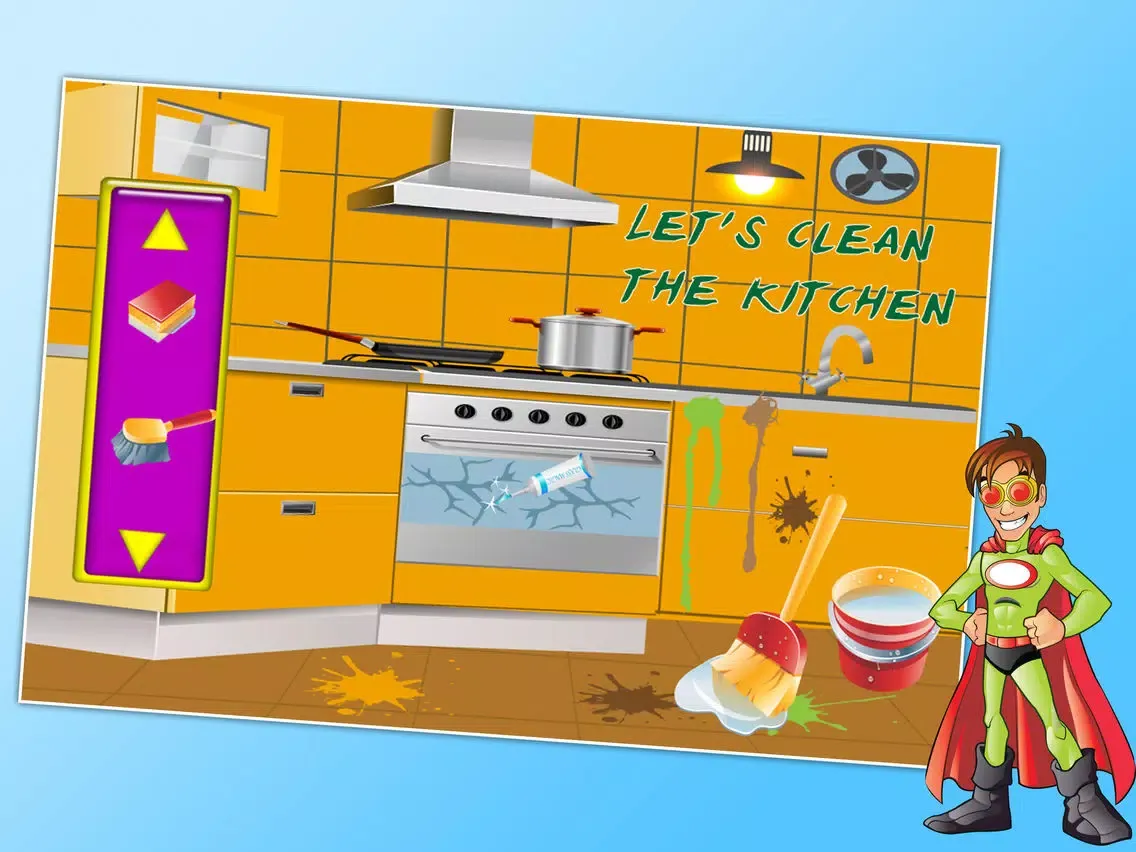 تصاویر Baby Full House Fix & Cleanup - Play and Have Fun For Kids iPad 
