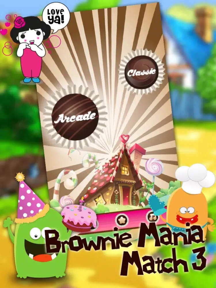 Brownie Mania Match 3 iPad  स्क्रीनशॉट