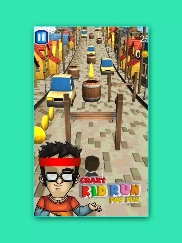 Crazy Kid Run For Fun - Endless Running Game iPad  Screenshots