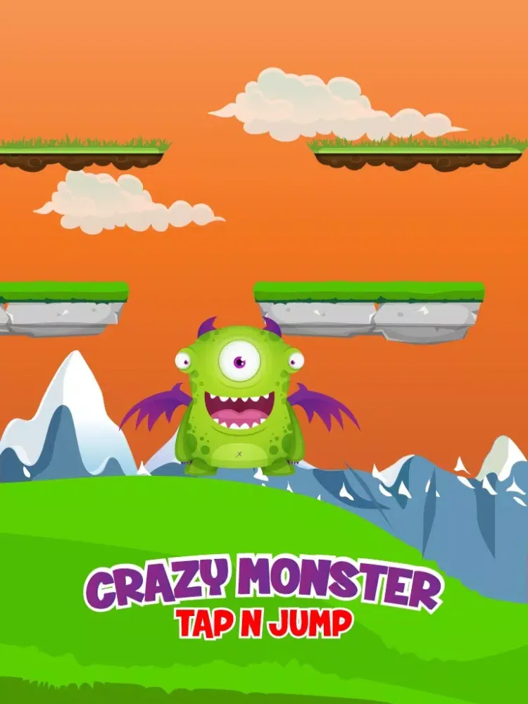 Crazy Monster - Tap N Jump iPad  Screenshots