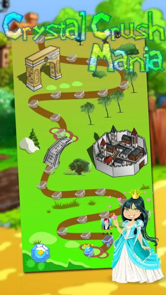 Ảnh chụp màn hình của Crystal Crush Mania
