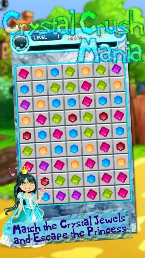 Ảnh chụp màn hình của Crystal Crush Mania