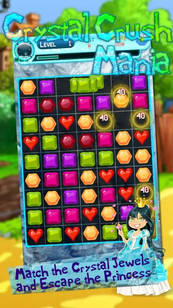 Ảnh chụp màn hình của Crystal Crush Mania