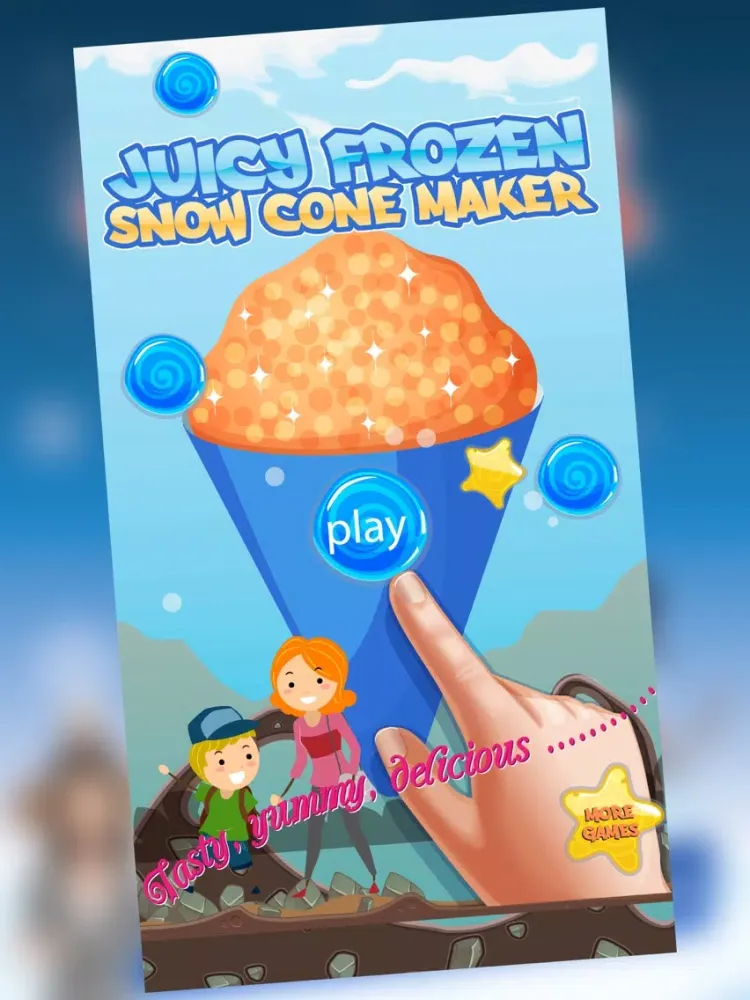 Tangkapan layar Juicy Frozen Snow Cone Maker - Kids Frozen Foods iPad 