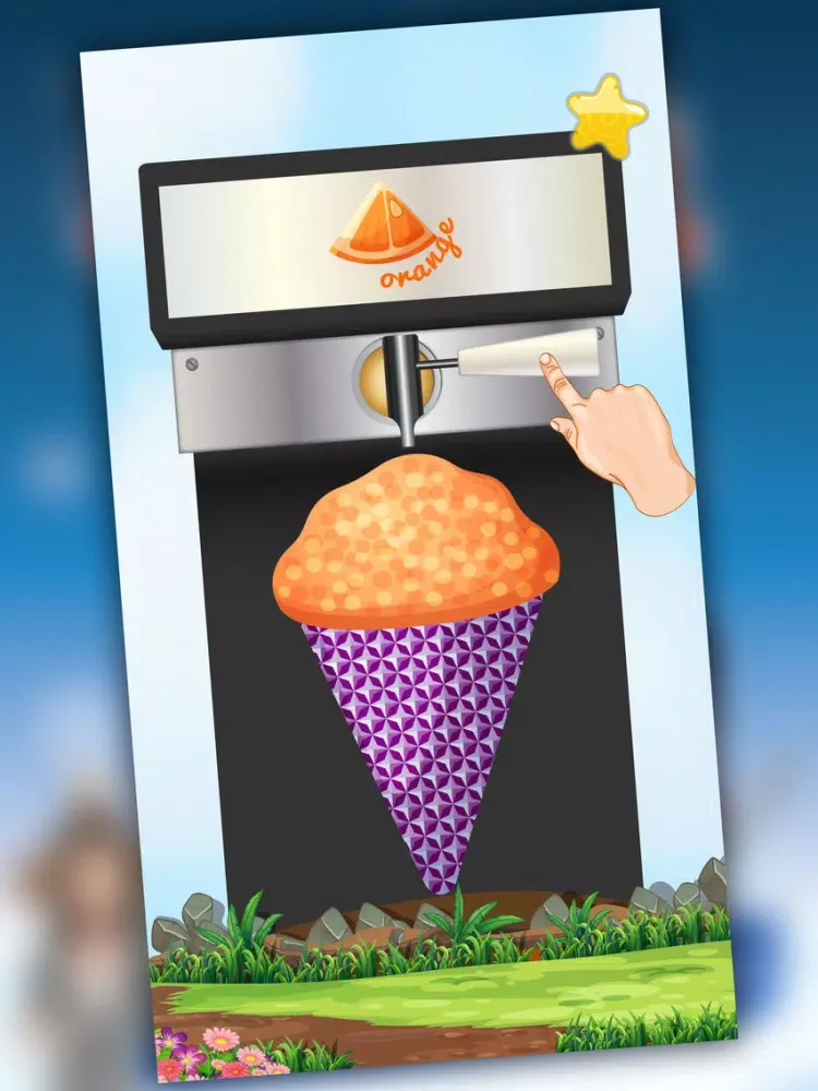Tangkapan layar Juicy Frozen Snow Cone Maker - Kids Frozen Foods iPad 