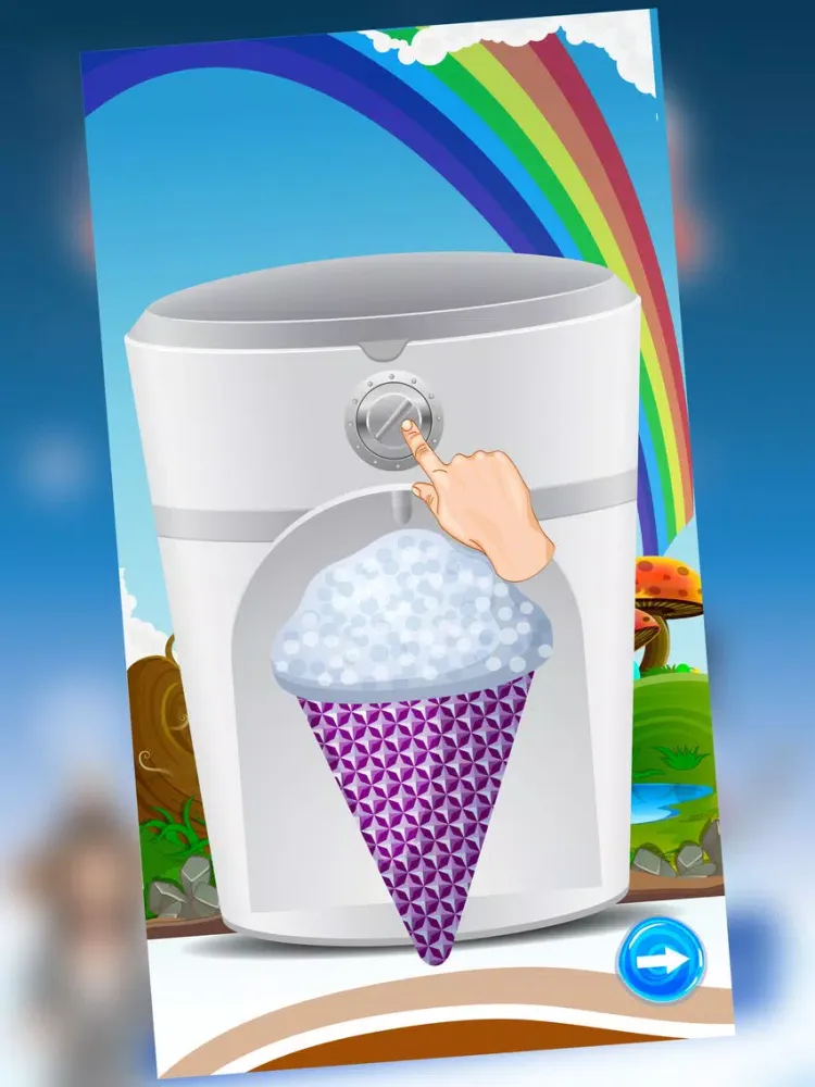 Tangkapan layar Juicy Frozen Snow Cone Maker - Kids Frozen Foods iPad 