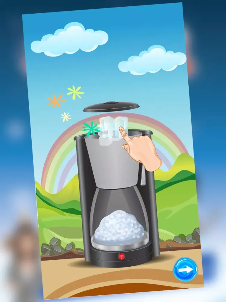 Tangkapan layar Juicy Frozen Snow Cone Maker - Kids Frozen Foods iPad 