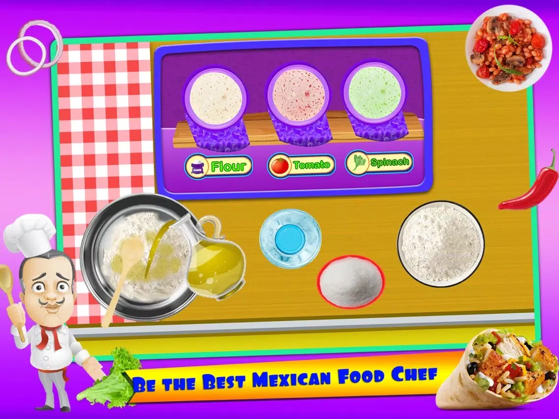 Mexican Food Chef Cooking Game iPad  Screenshots
