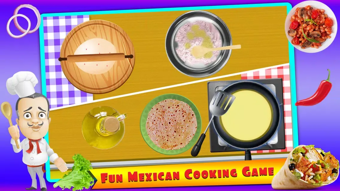 Mexican Food Chef Cooking Game Screenshots