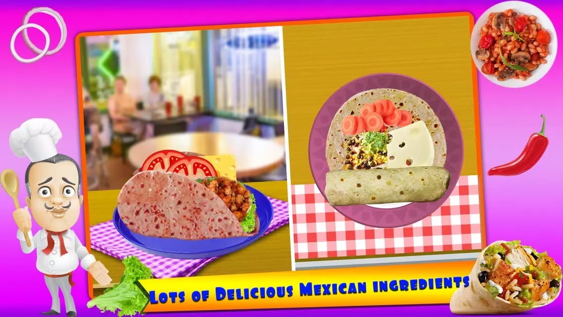Mexican Food Chef Cooking Game Screenshots