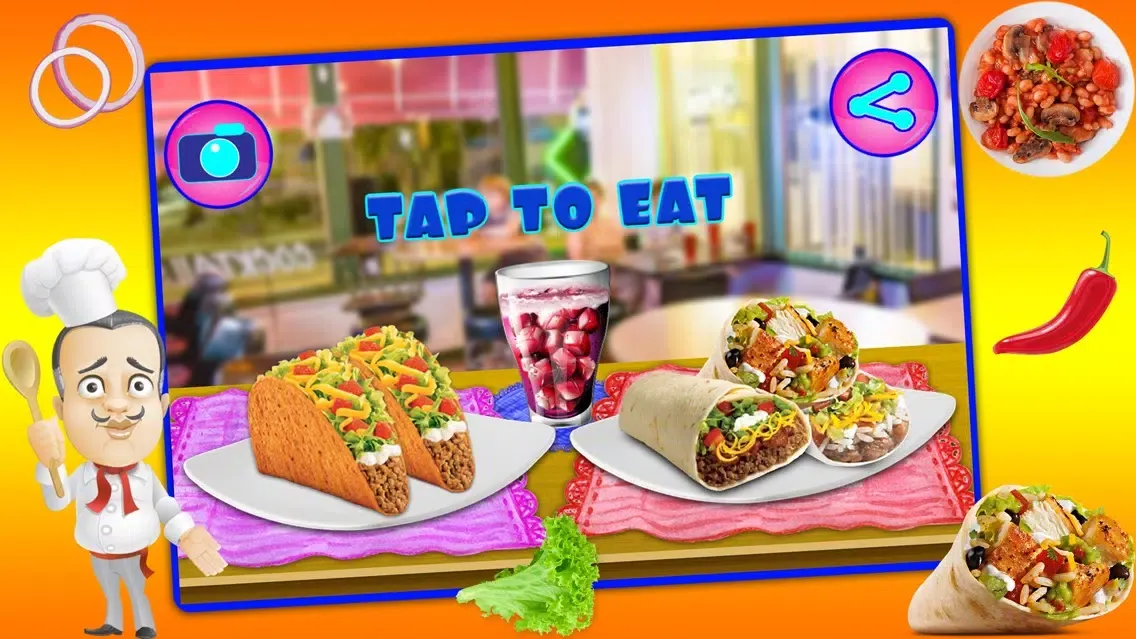 Mexican Food Chef Cooking Game Screenshots