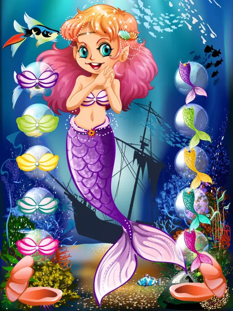 My Mermaid Princess Makeover – Makeup, Dressup & Spa Salon Games for Girls iPad  سکرین شاٹس
