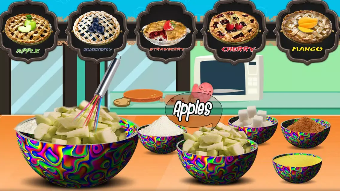 Zrzuty ekranu Pie Making Game 2017