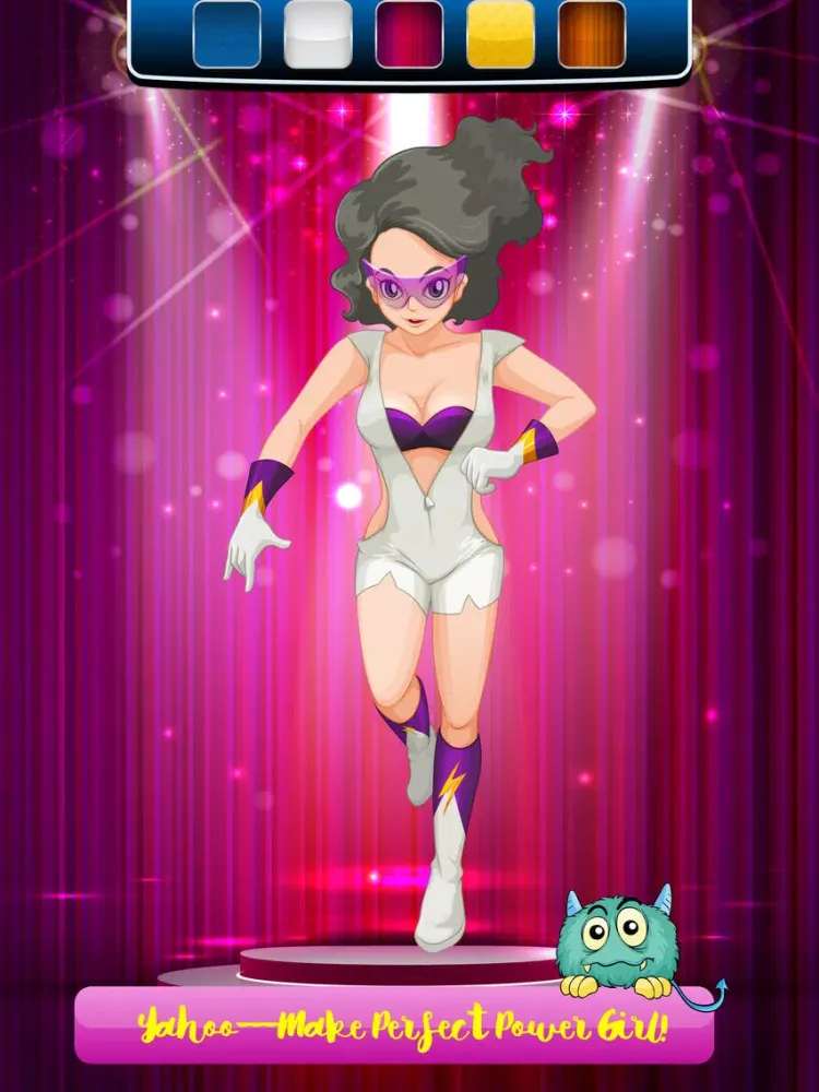 Power Girls Dress Up - Lovely Costumes Design Game For Girls iPad  Screenshots