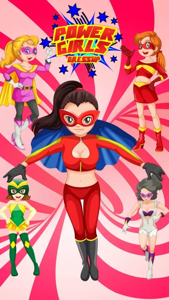 Power Girls Dress Up - Lovely Costumes Design Game For Girls Screenshots