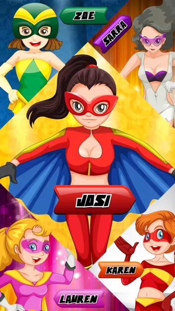 Power Girls Dress Up - Lovely Costumes Design Game For Girls Screenshots