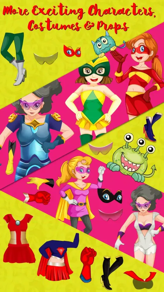 Power Girls Dress Up - Lovely Costumes Design Game For Girls Screenshots