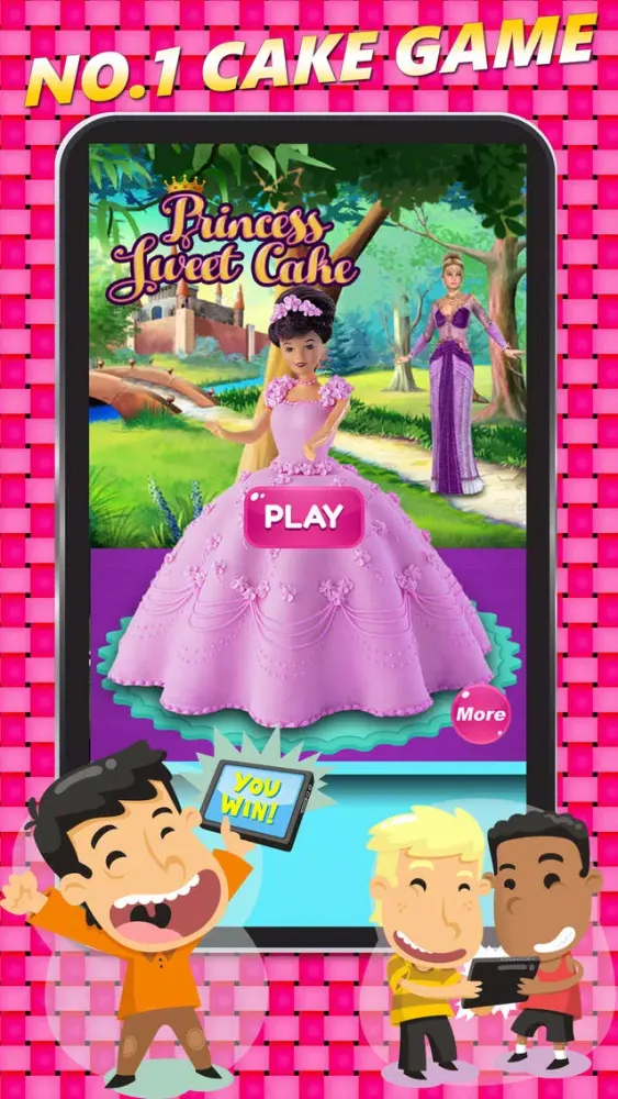 Princess Sweet Cake Maker Kids Cooking Game স্ক্রিনশট