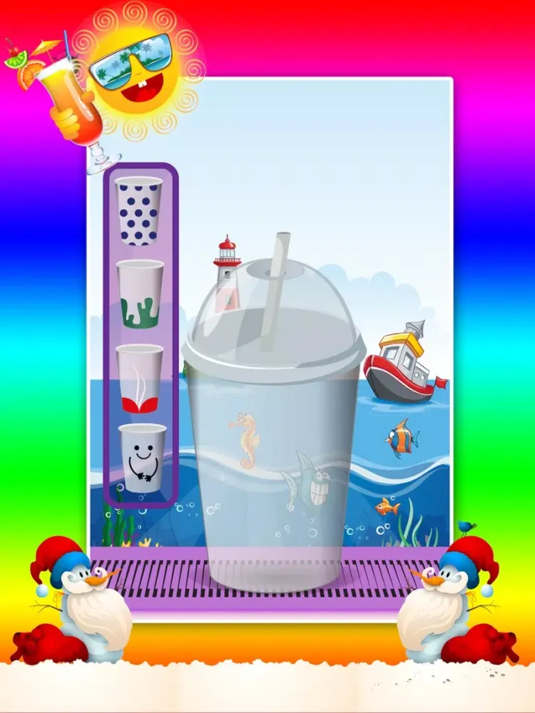 Slushy Frozen Food Maker – Free Crazy Summer Fun Cooking Chef Icee Drink maker iPad  स्क्रीनशॉट