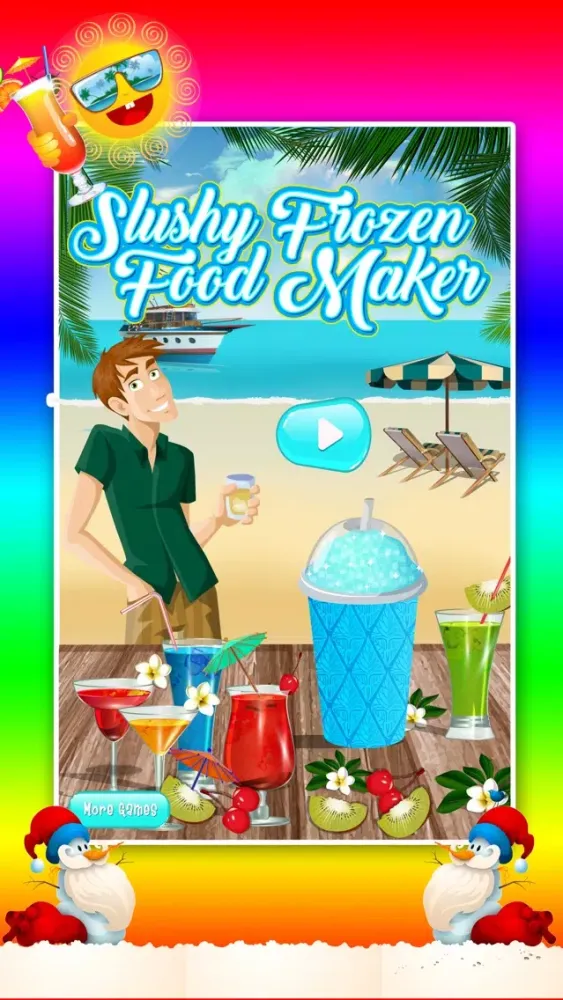 Slushy Frozen Food Maker – Free Crazy Summer Fun Cooking Chef Icee Drink maker स्क्रीनशॉट