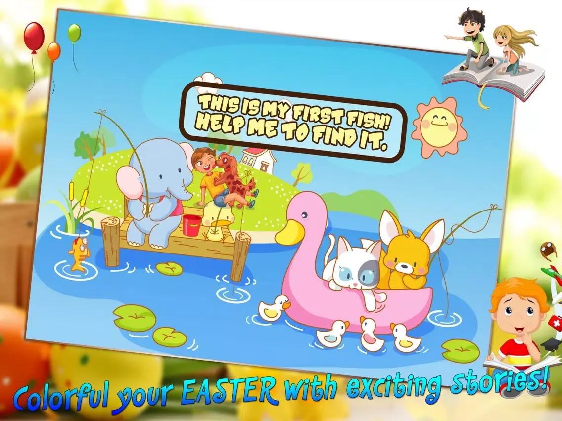 Surprise Eggs Easter Stories iPad  স্ক্রিনশট