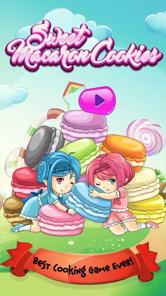 Sweet Macaron Cookies Maker – Free Crazy Chef Bakery Adventure Fun Cooking game Ekran Görüntüleri