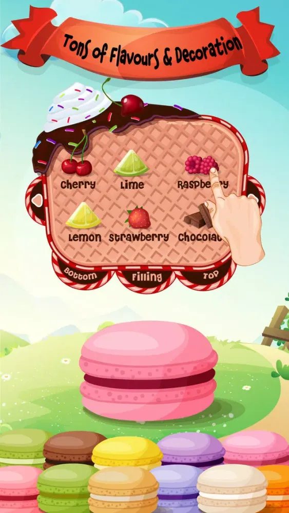 Sweet Macaron Cookies Maker – Free Crazy Chef Bakery Adventure Fun Cooking game Ekran Görüntüleri