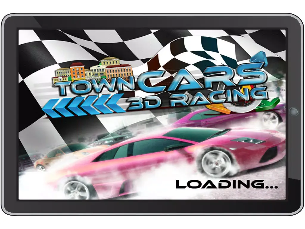 Capturas de pantalla de Town Car 3D Racing iPad 