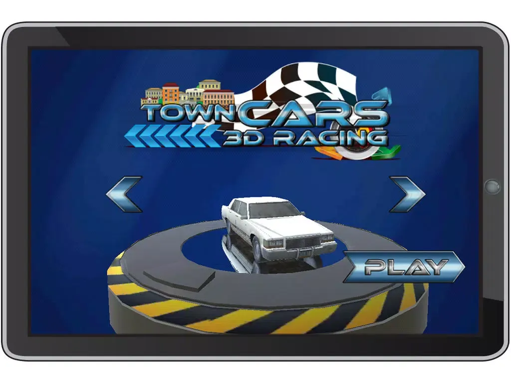 Capturas de pantalla de Town Car 3D Racing iPad 