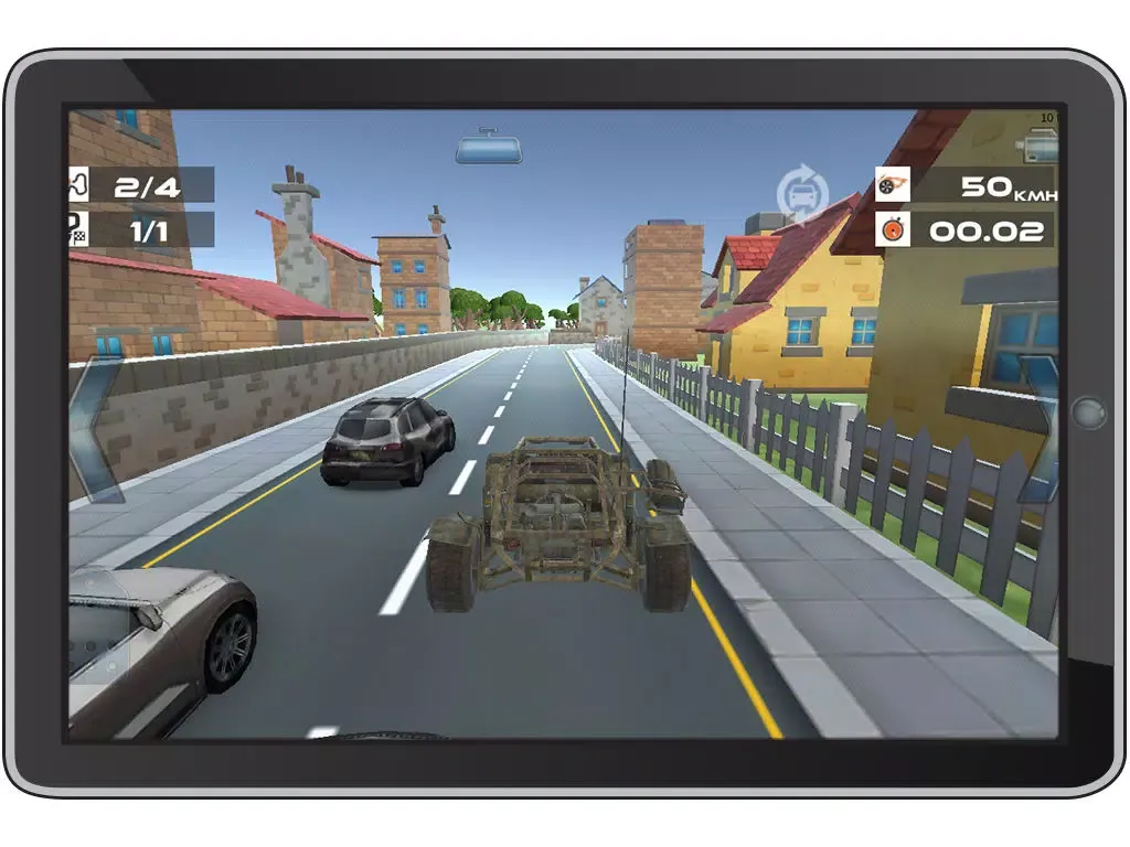Capturas de pantalla de Town Car 3D Racing iPad 