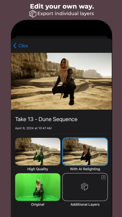 Skyglass: Green Screen VFX應用截圖