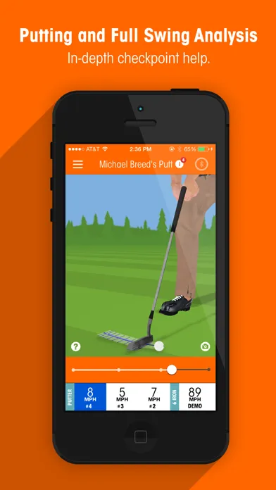 Zrzuty ekranu SkyPro Swing Trainer
