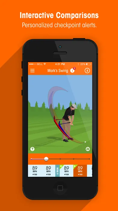 Zrzuty ekranu SkyPro Swing Trainer
