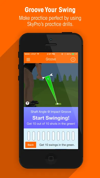 Zrzuty ekranu SkyPro Swing Trainer