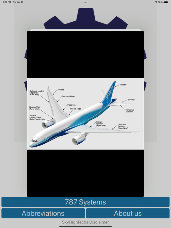 787 Systems iPad  スクリーンショット