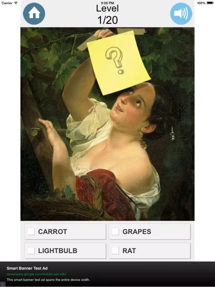 Art Quiz Puzzle iPad  Screenshots