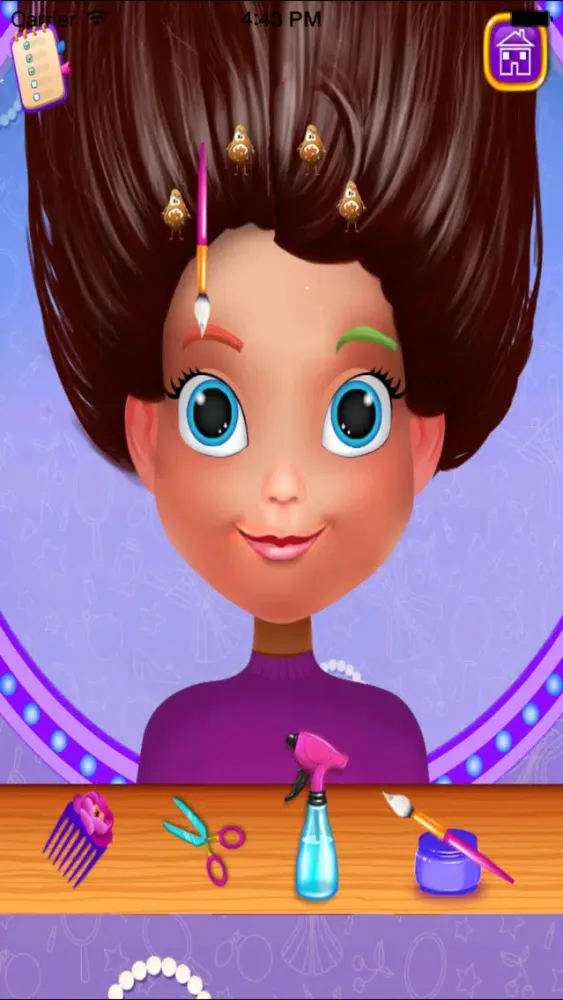 Girl hair care - girl games应用截图
