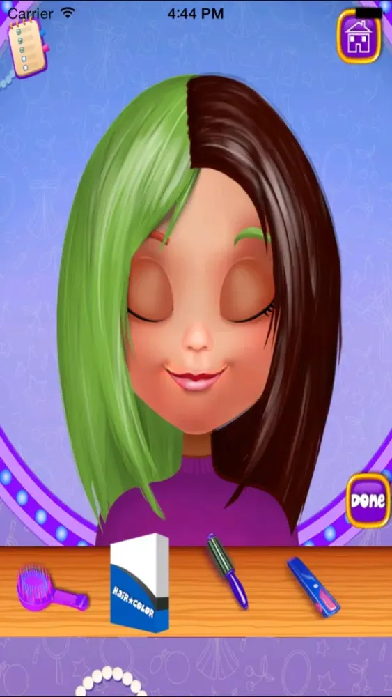 Girl hair care - girl games应用截图